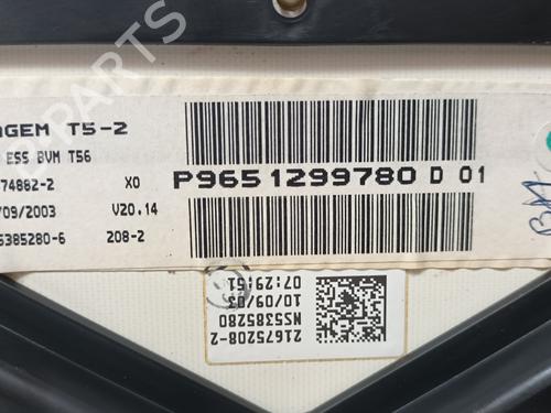Instrument cluster PEUGEOT 307 CC (3B) 2.0 16V | BP16735668C47 