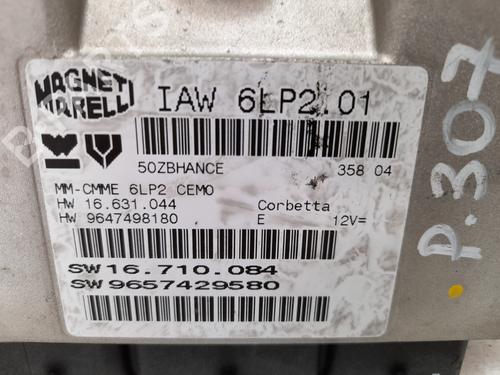 Engine control unit (ECU) PEUGEOT 307 (3A/C) 1.4 16V | BP12783010M57 