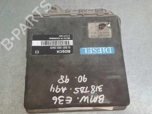 Calculateur moteur (ecu) BMW 3 (E36) 318 tds (90 hp) 2245541 | 2245541 | 0281001243 | 2245967 |