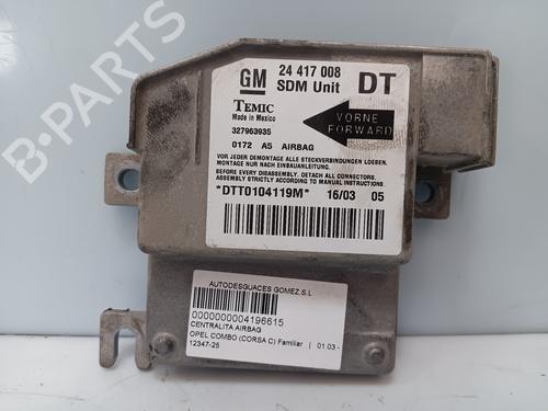 Kollisjonspute styreenhet OPEL COMBO Tour 1.7 DI 16V (65 hp) 25050888