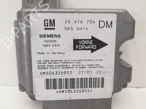 Airbag styreenhed OPEL ZAFIRA A MPV (T98) 2.0 DTI 16V (F75) (101 hp) 12789958