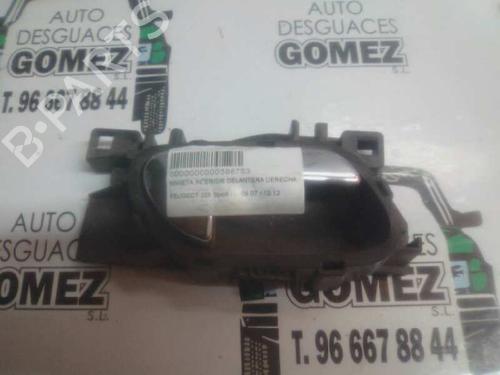 Used Front right interior door handle PEUGEOT 308 SW I (4E_, 4H_) 1.4 16V (95 hp) 12797239