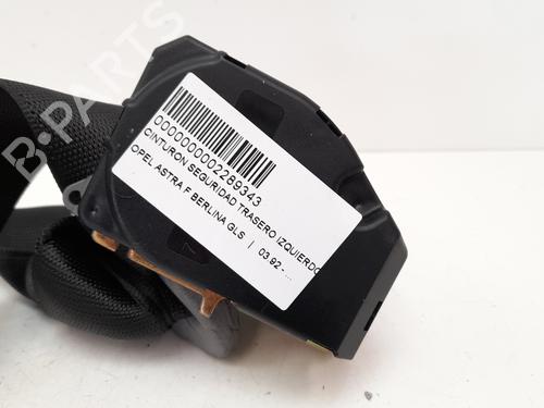 Used Rear left seatbelt OPEL ASTRA F Hatchback (T92) 1.7 TDS (F08, M08, F68, M68) (82 hp) 12750261