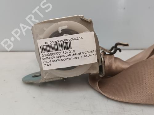 Sikkerhedssele bag venstre LEXUS RX (MCU15) 300 (MCU10_, MCU10R) (201 hp) 29078425