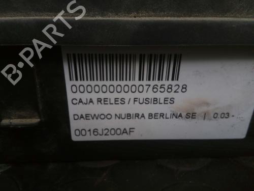 Fuse box CHEVROLET NUBIRA Saloon 1.6 | BP12810982E1 