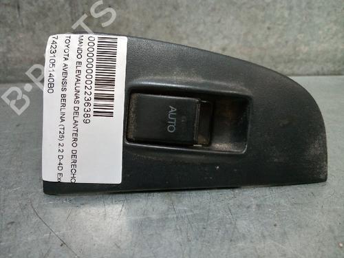 Used Right front window switch Right front window switch TOYOTA AVENSIS (_T25_) 2.2 D-4D (ADT251_, ADT251R) (150 hp) 12748460 12748460