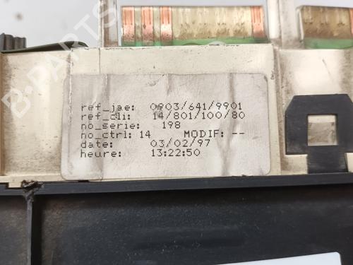 Instrument cluster CITROËN JUMPY I (U6U_) 1.9 D 70 | BP17607484C47 
