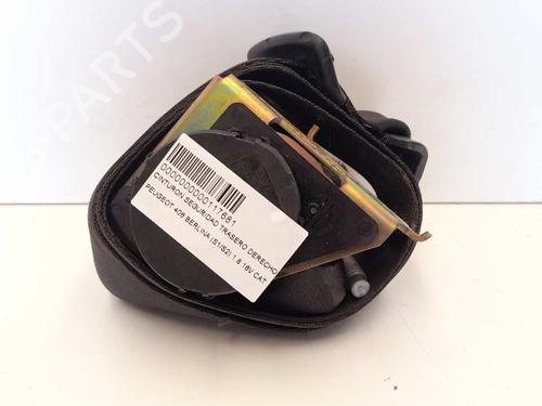 Used Rear right seatbelt PEUGEOT 406 (8B) 1.8 BiFuel (116 hp) 12694712