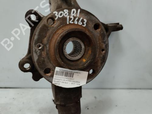 Used Left front steering knuckle Left front steering knuckle PEUGEOT 308 I (4A_, 4C_) 1.6 16V (150 hp) 32503920 32503920