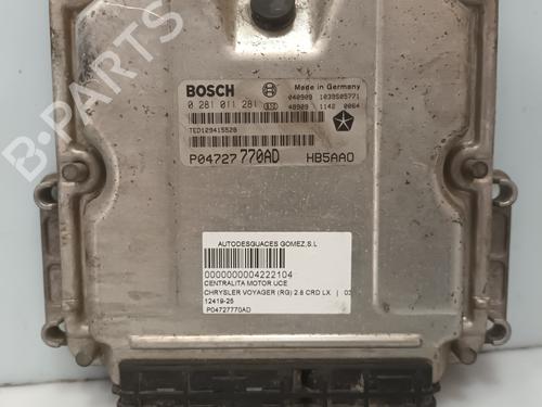 Used Engine control unit (ECU) CHRYSLER VOYAGER IV (RG, RS) [1999-2008]  29394906