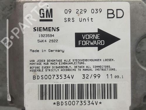 ECU airbags OPEL VECTRA B (J96) 2.0 DTI 16V (F19) | BP12723267M53 