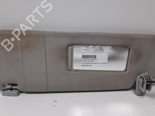 Left sun visor VW BORA I (1J2) 1.6 16V (105 hp) 3B0857551R | 3B0857551R |