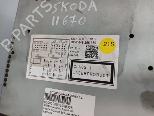 Radio SKODA OCTAVIA II Combi (1Z5) 2.0 TDI 4x4 | BP18475154E6 