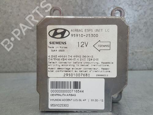 Airbag module HYUNDAI ACCENT II (LC) 1.3 (86 hp) 12809555