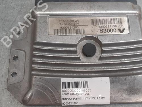 Used Engine control unit (ECU) RENAULT SCÉNIC II (JM0/1_) 1.6 16V (JM1R) (112 hp) 12727369