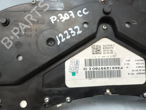 Instrument cluster PEUGEOT 307 CC (3B)  | BP24123773C47 