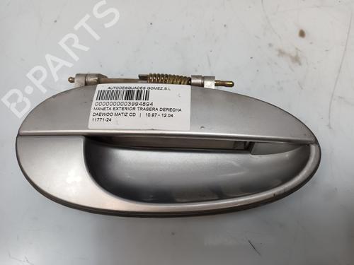 Høyre bak utvendig håndtak DAEWOO MATIZ (M100, M150) 0.8 (52 hp) 19276501