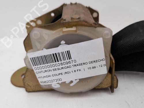 Sikkerhedssele bag højre HYUNDAI COUPE I (RD) 1.6 16V (116 hp) 12778230