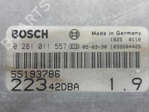 Engine control unit (ECU) FIAT DOBLO Box Body/MPV (223_) 1.9 JTD | BP12714900M57 