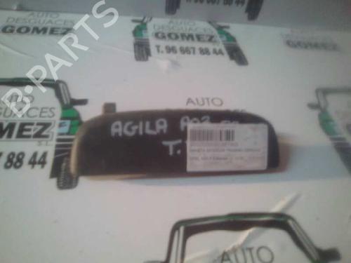 Højre bagtil udvendigt håndtag OPEL AGILA (A) (H00) 1.0 (F68) (60 hp) 12797114