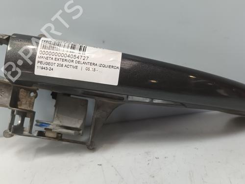 Used Front left exterior door handle PEUGEOT 208 I (CA_, CC_) [2012-2021]  20657610