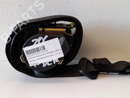 Ceinture de sécurité arrière droite PEUGEOT 206 Hatchback (2A/C) 1.4 LPG (75 hp) 12717641