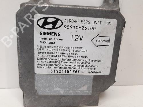 Used ECU airbags HYUNDAI SANTA FÉ I (SM) 2.0 CRDi 4x4 (113 hp) 12767771