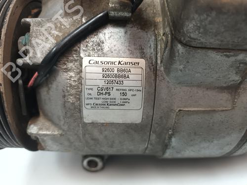 AC compressor NISSAN QASHQAI / QASHQAI +2 I (J10, NJ10, JJ10E) 2.0 dCi | BP25856685M34 