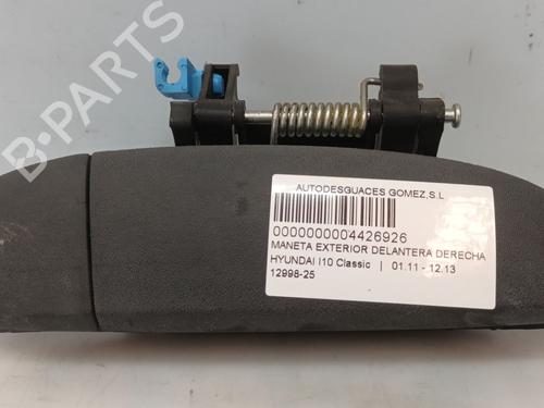 Used Front right exterior door handle HYUNDAI i10 I (PA) 1.1 (69 hp) 29970068