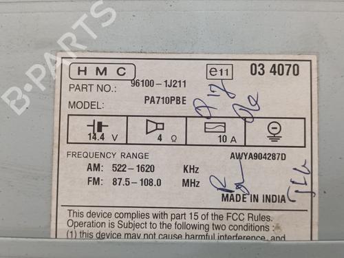 Radio HYUNDAI i20 I (PB, PBT)  | BP26694033E6 