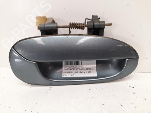 Rear right exterior door handle KIA SHUMA II Saloon (FB) 1.6 K2N172410 | AZUL |