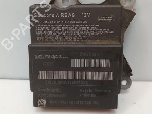Used ECU airbags ECU airbags FIAT 500 (312_) 1.2 (312AXA1A) (69 hp) 34696828 34696828
