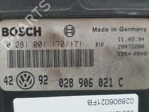 Engine control unit (ECU) VW GOLF III (1H1)  | BP12726964M57 