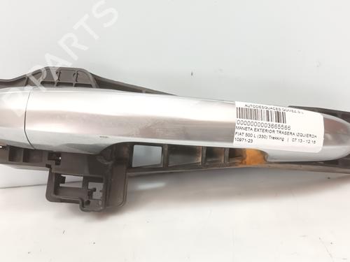 Used Rear left exterior door handle FIAT 500L (351_, 352_) 1.3 D Multijet (199LXY1A, 199LXY11) (84 hp) 29303347