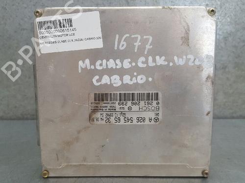 Used Engine control unit (ECU) MERCEDES-BENZ CLK Convertible (A208) CLK 320 (208.465) (218 hp) 12806254