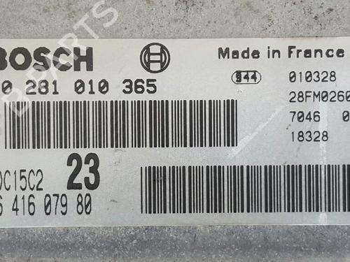 Engine control unit (ECU) CITROËN C5 I (DC_) 2.0 HDi (DCRHZB, DCRHZE) | BP12726225M57 