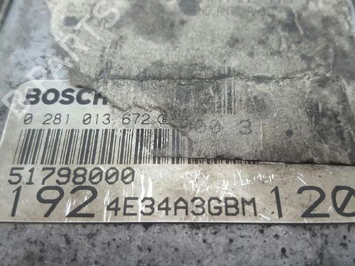 Engine control unit (ECU) FIAT STILO (192_) 1.9 D Multijet | BP12799714M57 