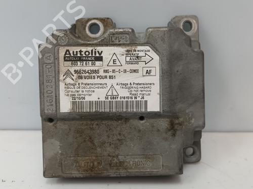 Kollisjonspute styreenhet CITROËN C4 I (LC_) [2004-2014]  21217206