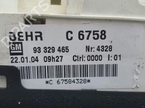 Climate control OPEL MERIVA A MPV (X03) 1.7 DTI (E75) | BP12731186I5 