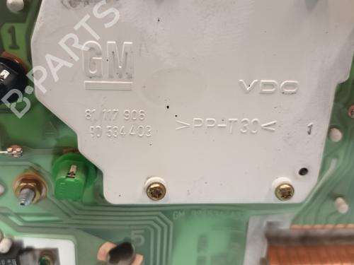 Instrument cluster OPEL CORSA B (S93) 1.2 i 16V (F08, F68, M68) | BP23221153C47 