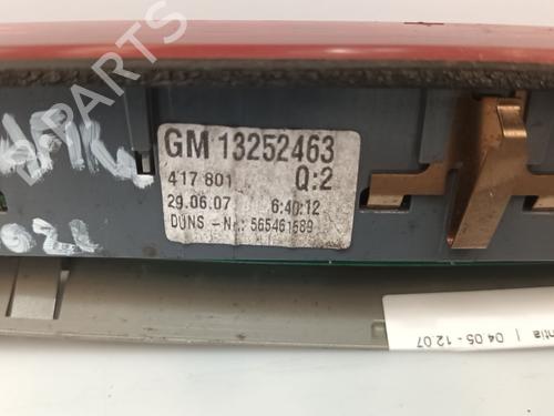 Luz central de freno OPEL ZAFIRA / ZAFIRA FAMILY B (A05) 1.6 (M75) | BP29956025L11 