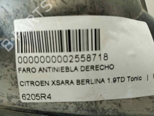 Right front fog light CITROËN XSARA (N1) 1.9 TD | BP12765758C31 