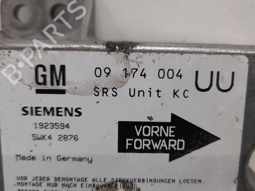 ECU airbags OPEL ASTRA G Estate (T98) 1.7 DTI 16V (F35) | BP12804725M53 