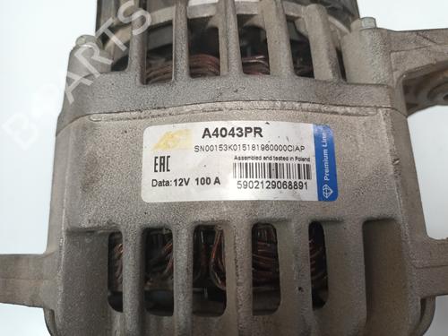 Alternator FIAT PUNTO (188_) 1.9 JTD 80 (188.237, .257, .337, .357) | BP18331484M7 