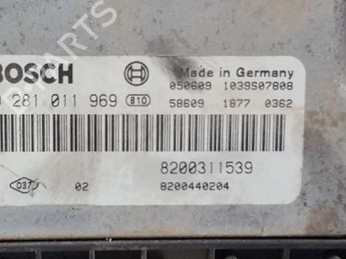 Engine control unit (ECU) RENAULT LAGUNA II (BG0/1_) 1.9 dCi (BG12) | BP12702980M57 