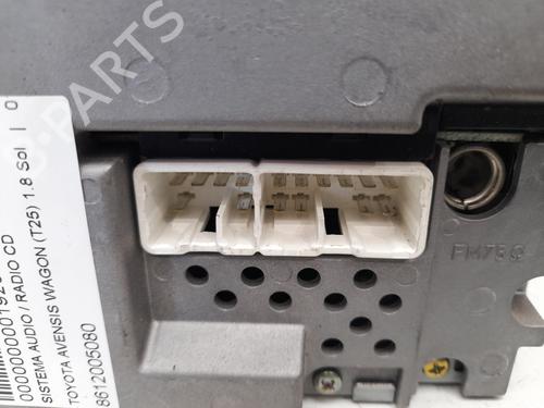 Radio TOYOTA AVENSIS Estate (_T25_) 1.8 VVT-i (ZZT251_, ZZT251R) | BP12729496E6 