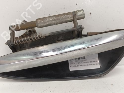 Used Rear left exterior door handle ALFA ROMEO 159 (939_) 1.9 JTDM 16V (939AXC1B, 939AXC12) (150 hp) 13117498
