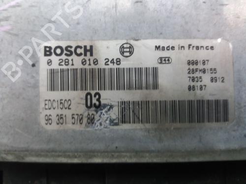 Engine control unit (ECU) PEUGEOT 406 (8B) 2.0 HDI 110 | BP12713832M57 