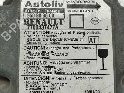 ECU airbags RENAULT LAGUNA II Grandtour (KG0/1_) 1.9 dCi (KG0E, KG0R) | BP12701664M53 