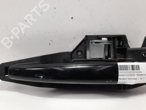 Used Rear left exterior door handle PEUGEOT 308 I (4A_, 4C_) [2007-2016]  12786872
